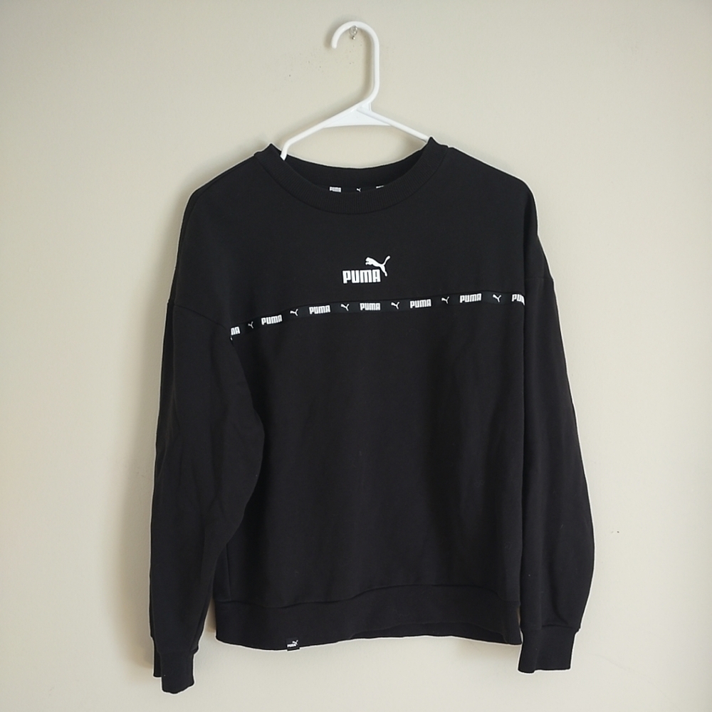 Puma Women's Black Crewneck Sweater Size Small